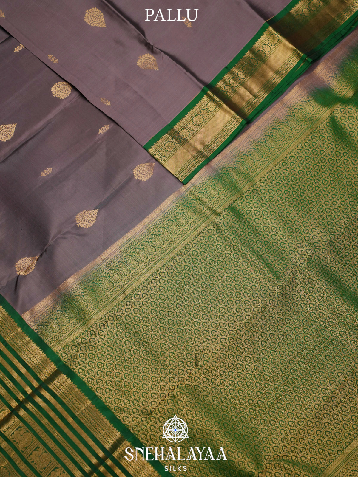 Brown Kanjivaram Silk Saree