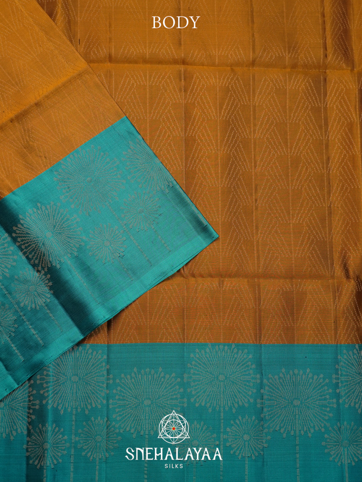 Burnt Orange Soft Silk Saree