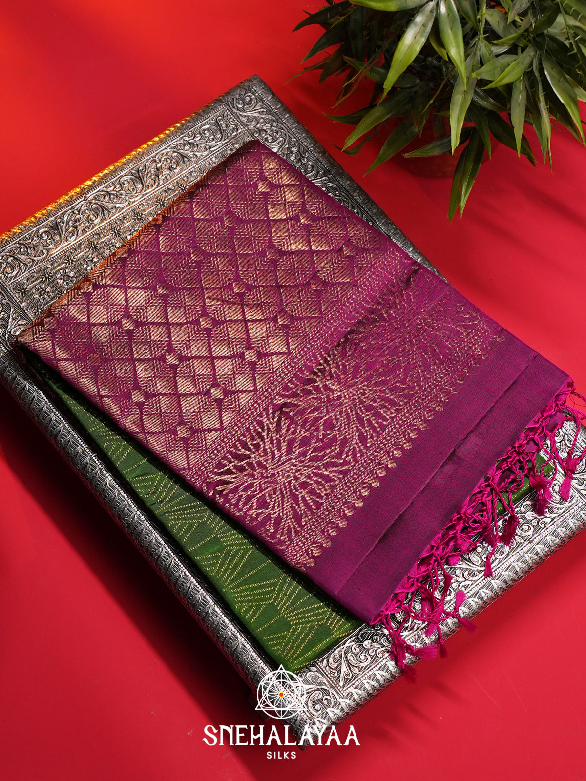 Green Soft Silk Saree