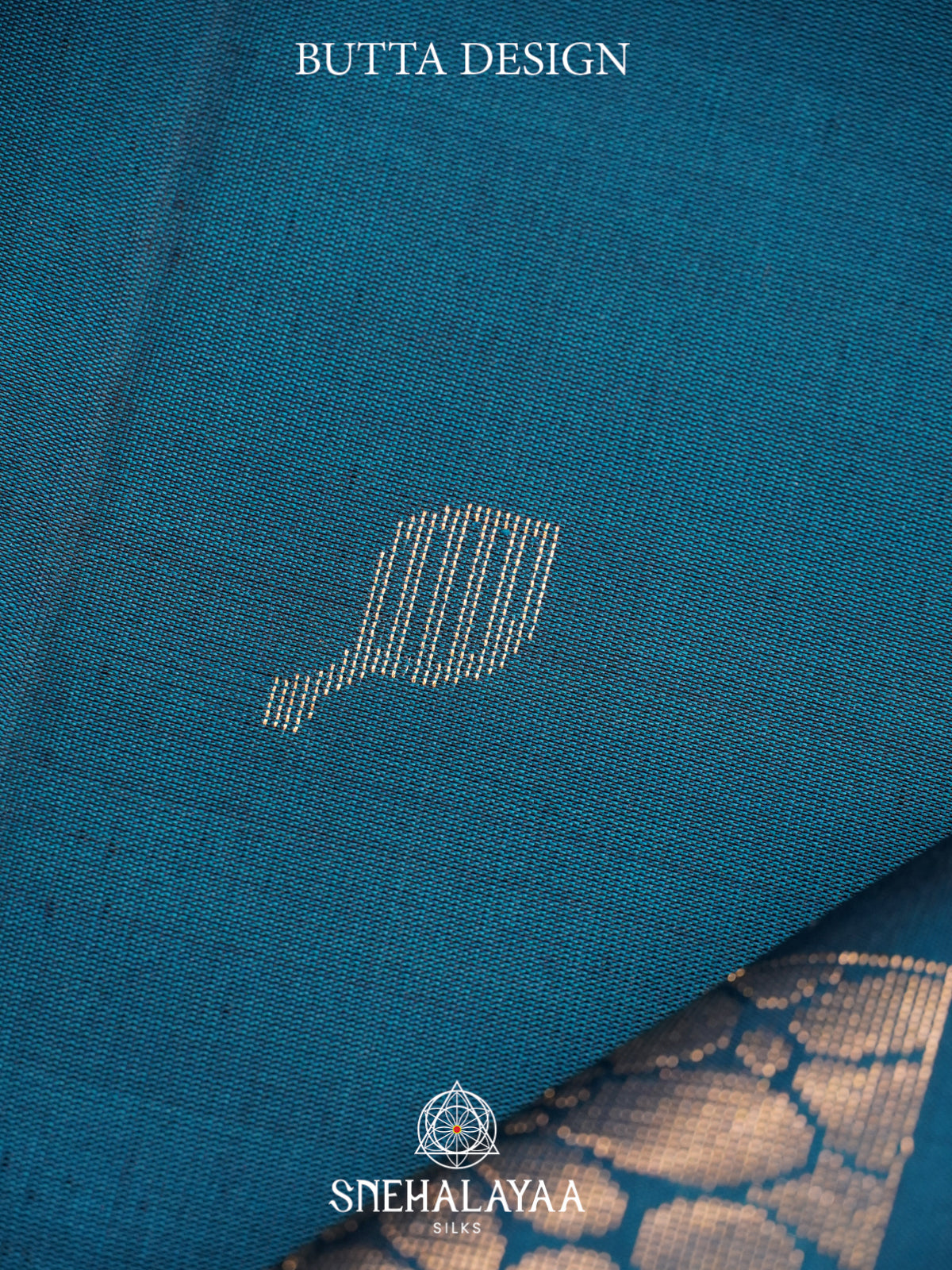 Peacock Blue Soft Silk Saree