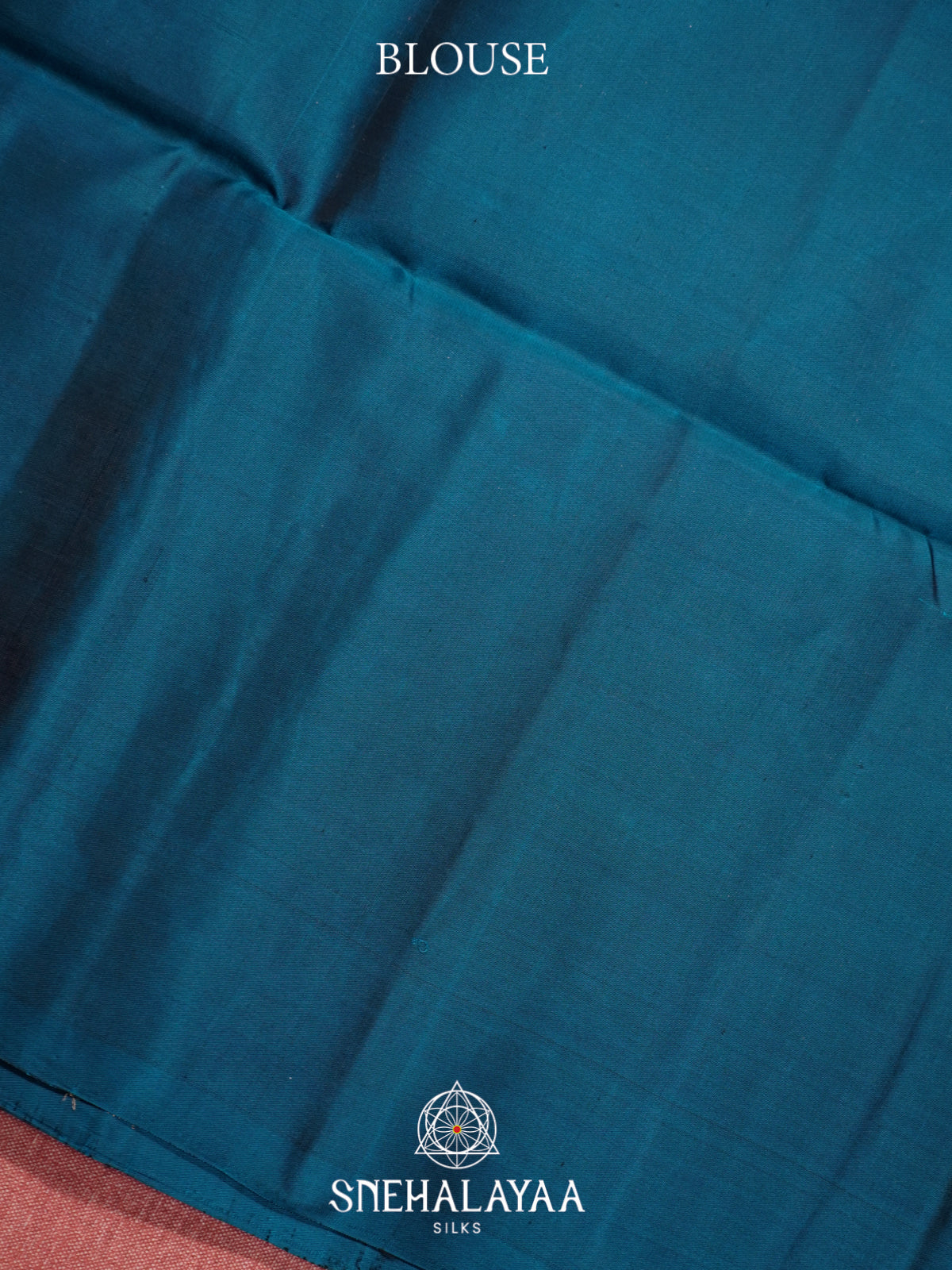 Peacock Blue Soft Silk Saree