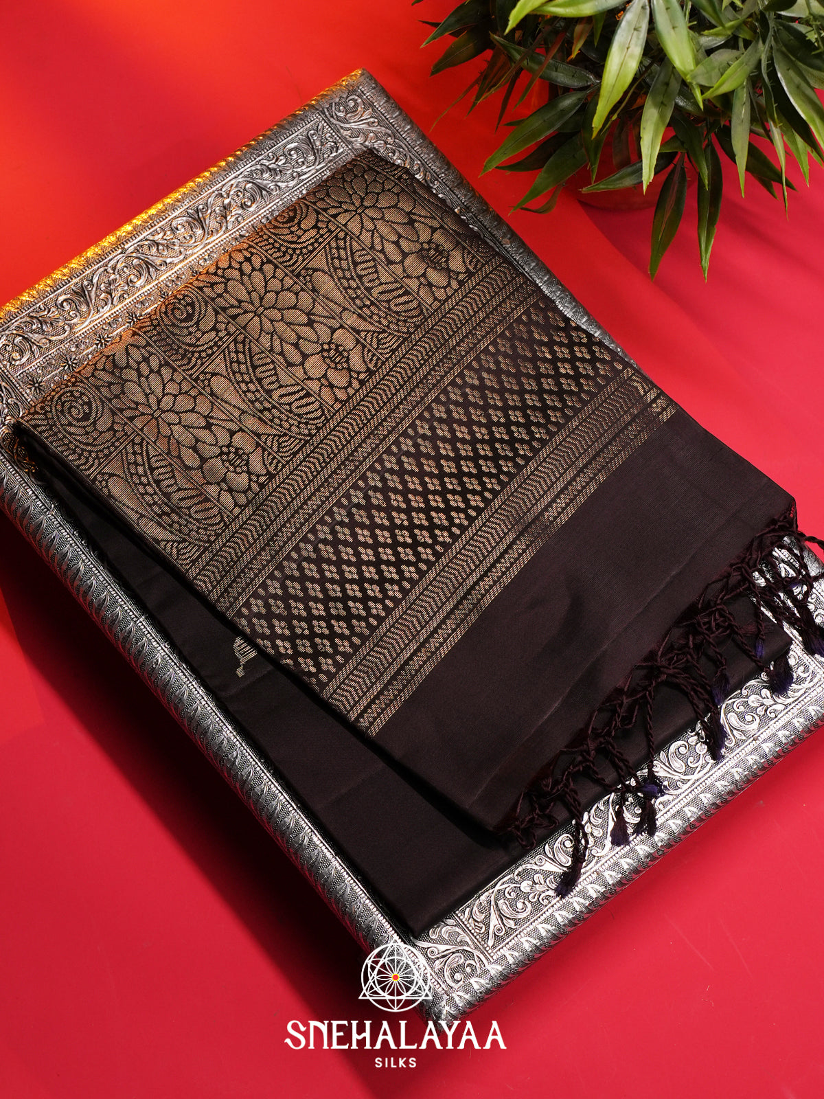 Brown Soft Silk Saree