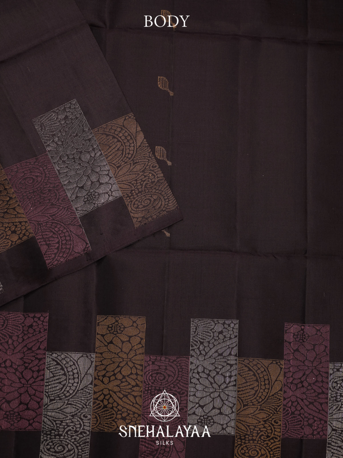 Brown Soft Silk Saree