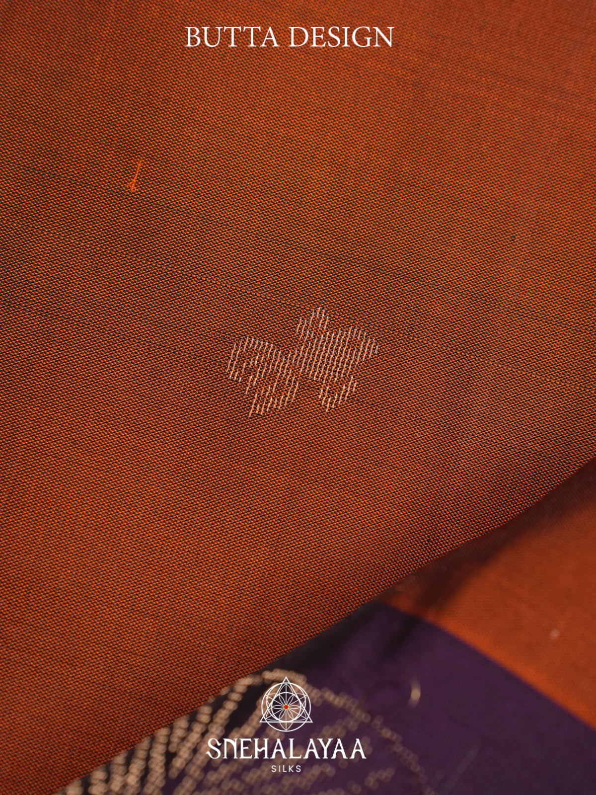 Rust Orange Soft Silk Saree