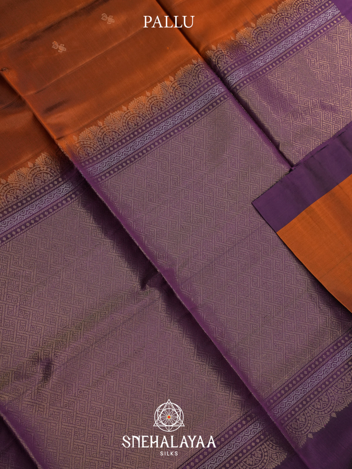 Rust Orange Soft Silk Saree