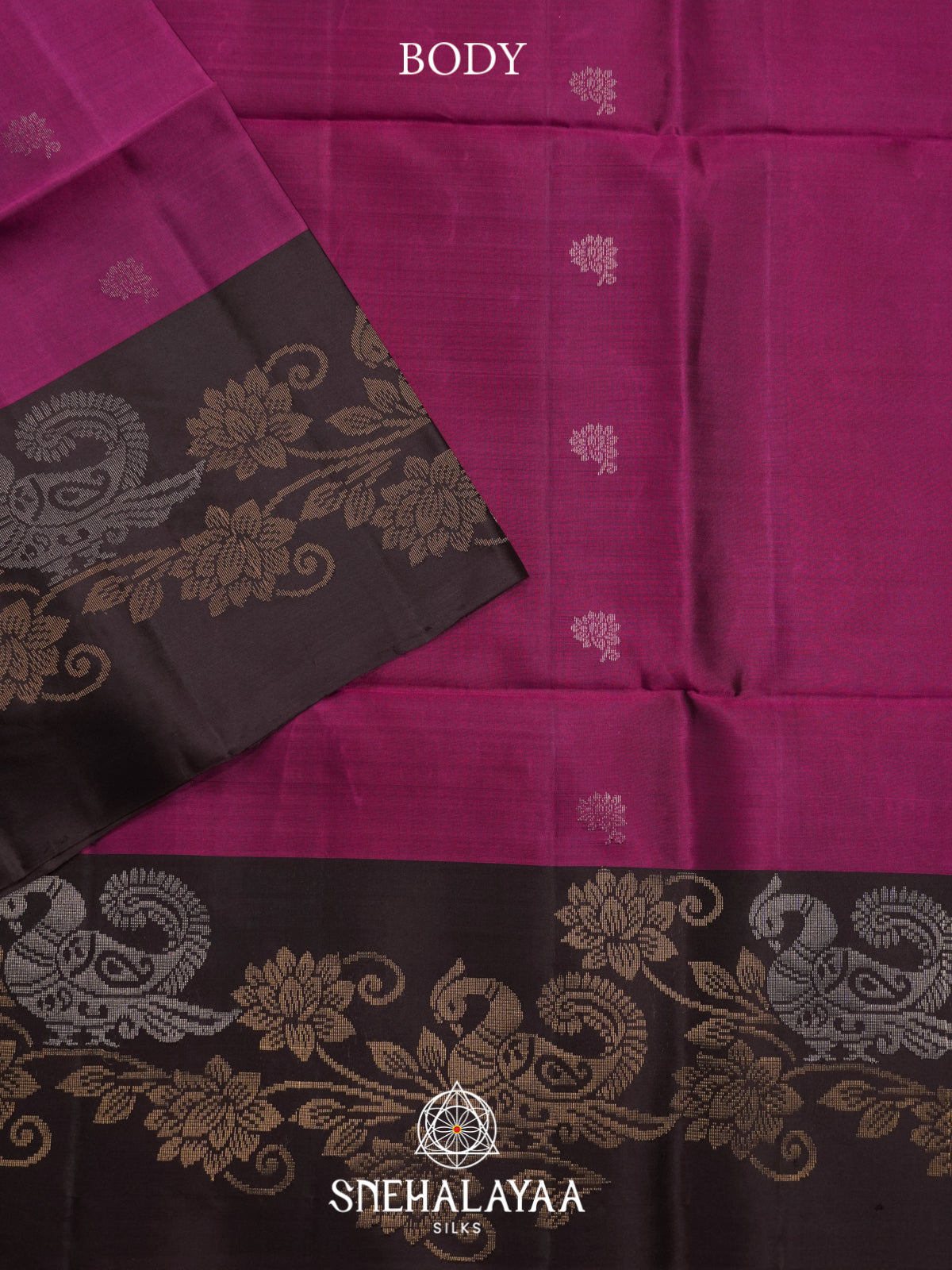 Magenta Soft Silk Saree