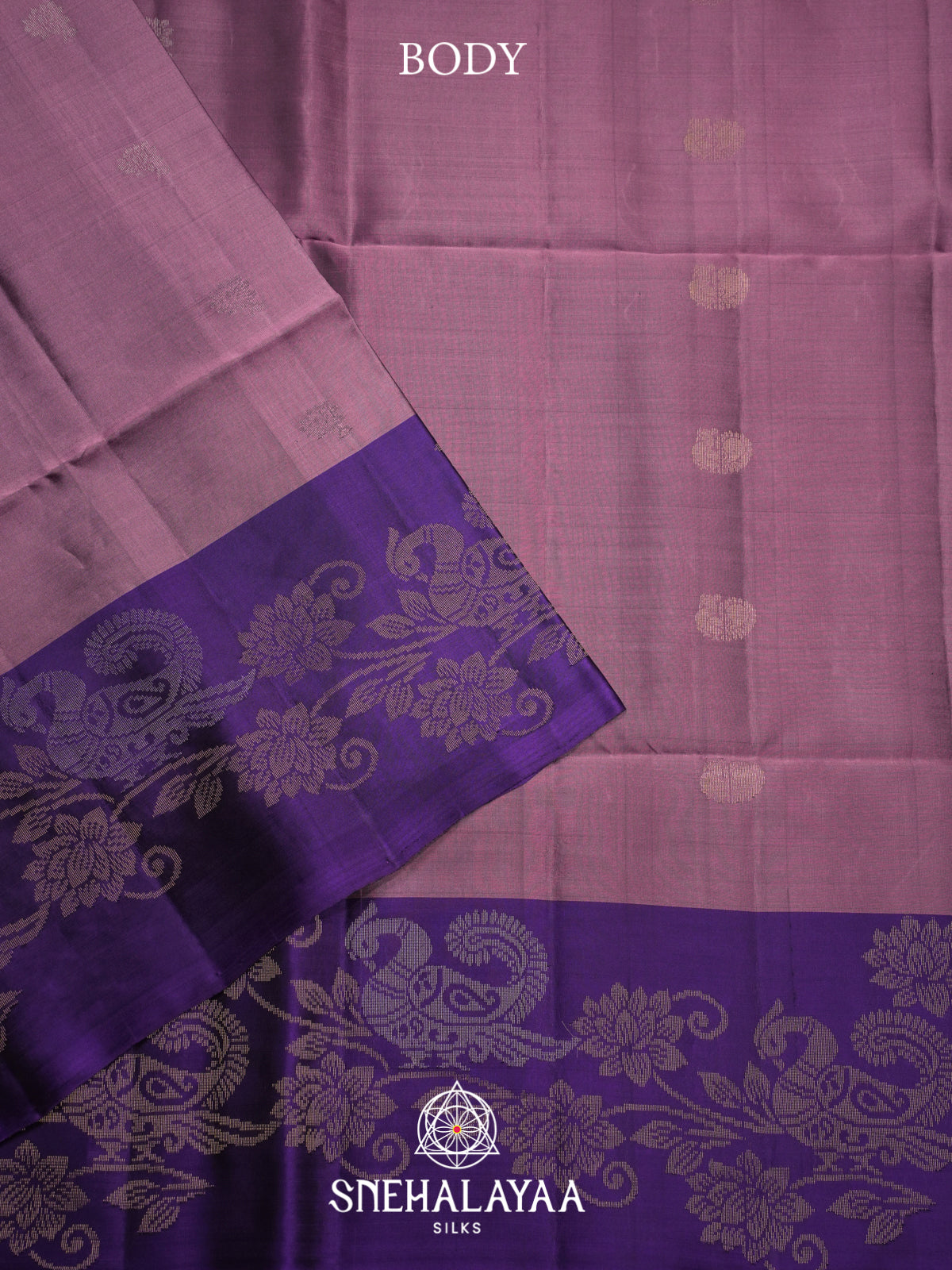 Dusty Rose Soft Silk Saree