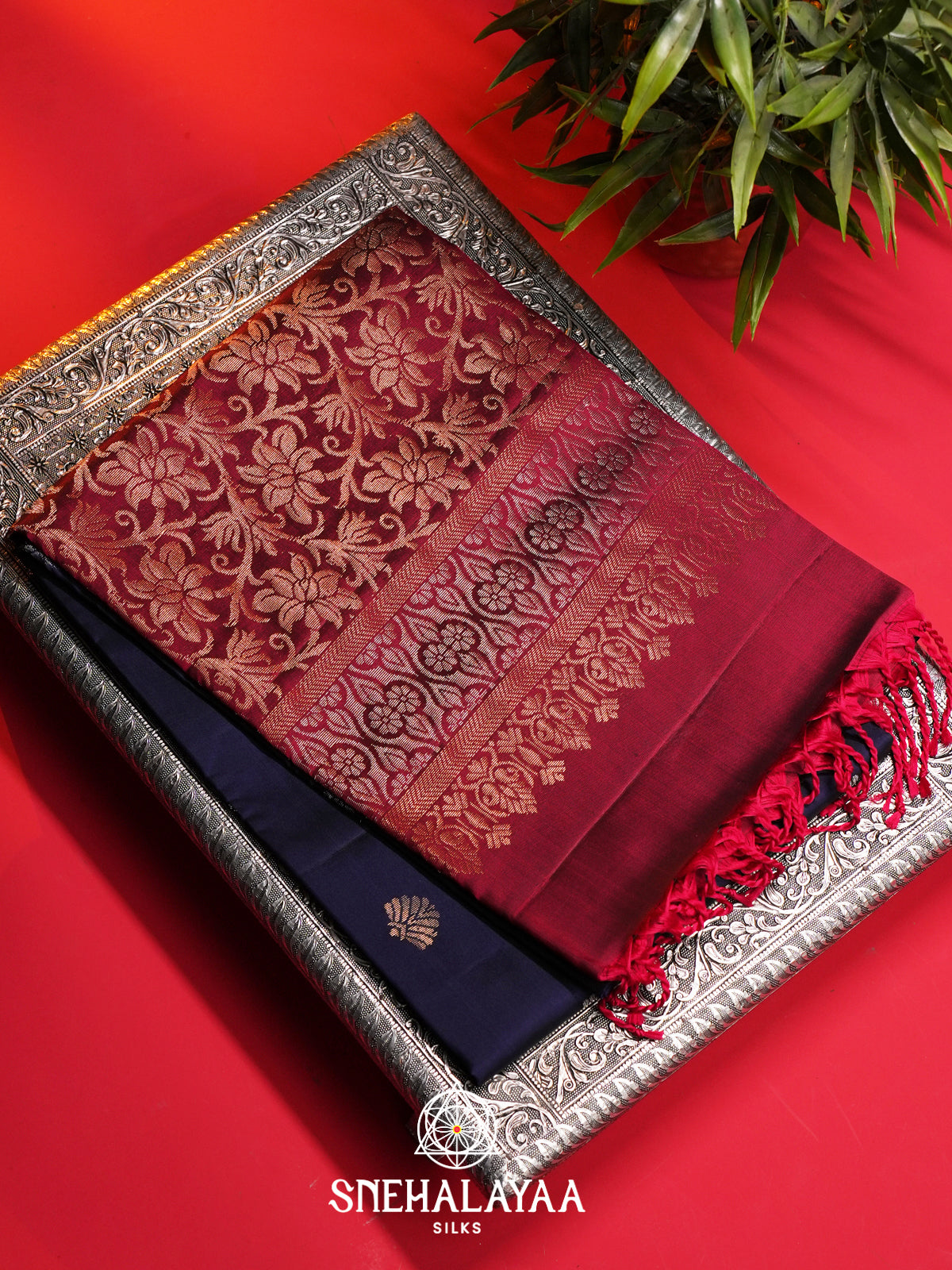 Blue Soft Silk Saree