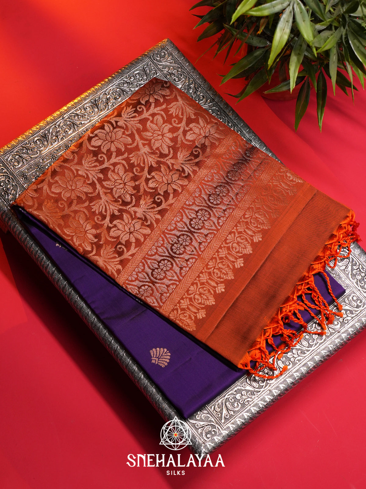 Purple Soft Silk Saree