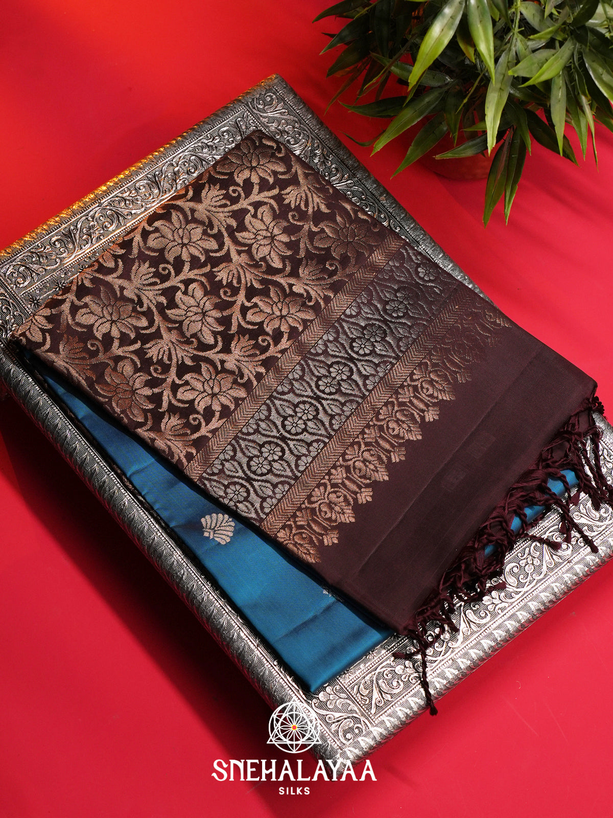Blue Soft Silk Saree