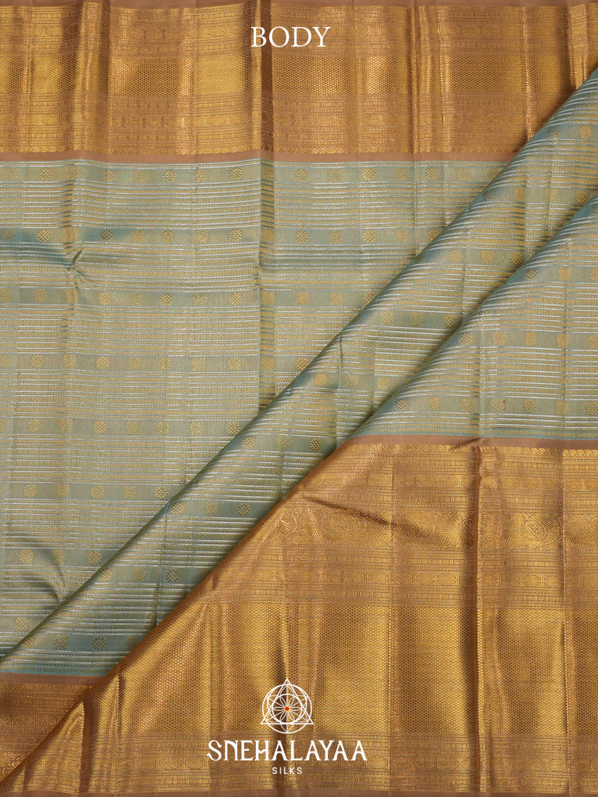 Pale Green Kanjivaram Silk Saree
