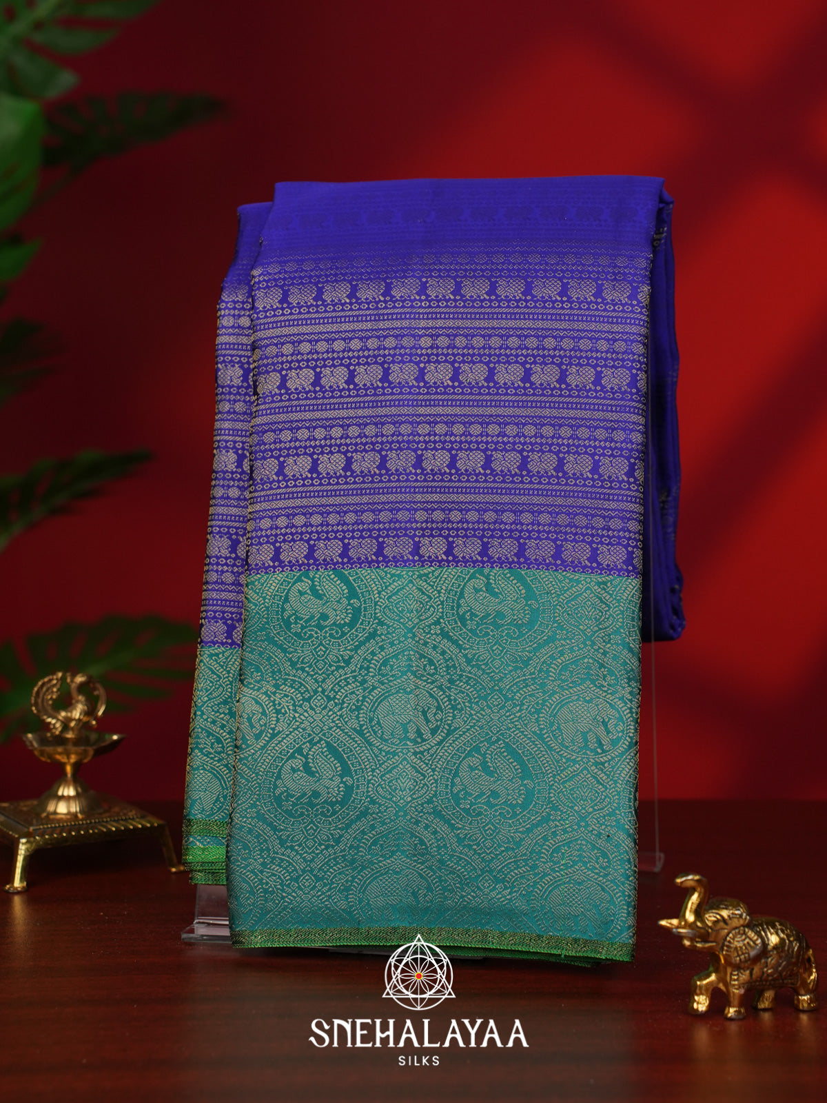 Purple Kanjivaram Silk Saree