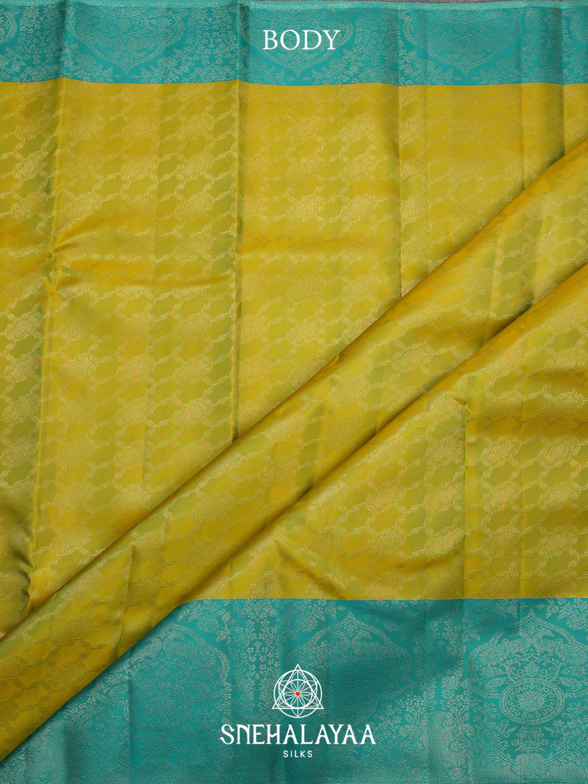 Chartreuse Green Kanjivaram Silk Saree