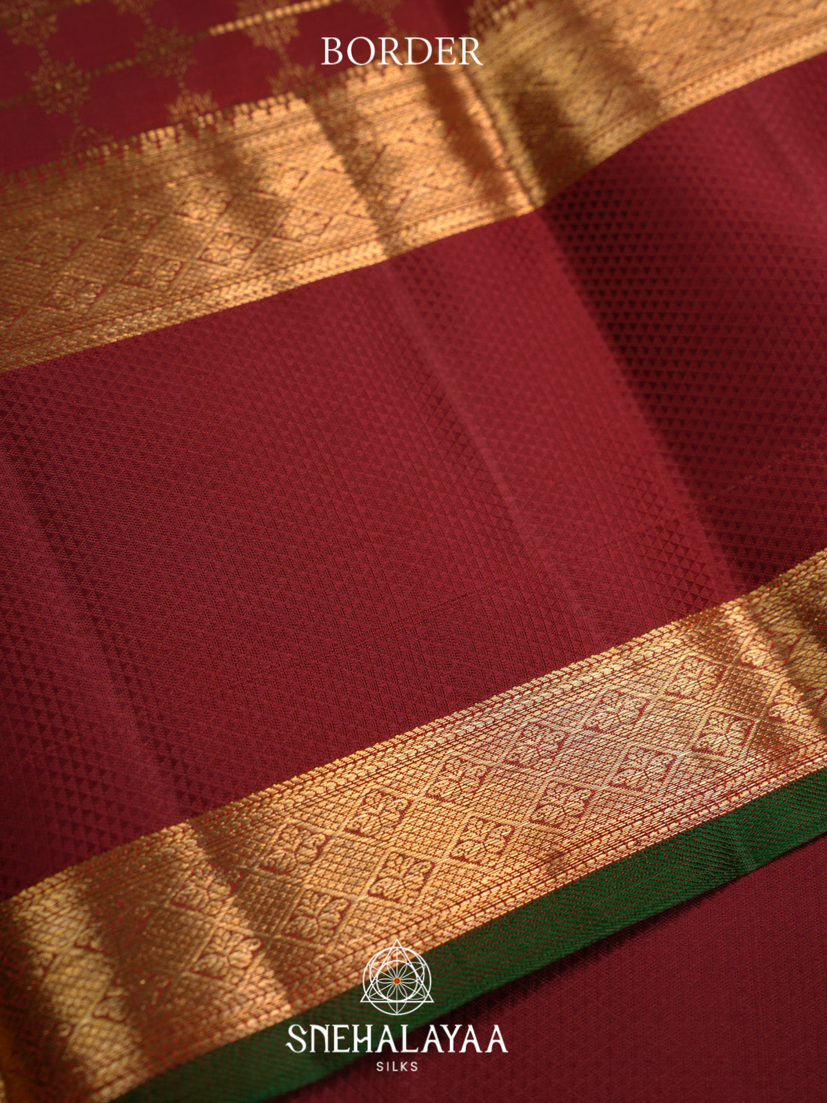 Maroon Kanjivaram Silk Saree