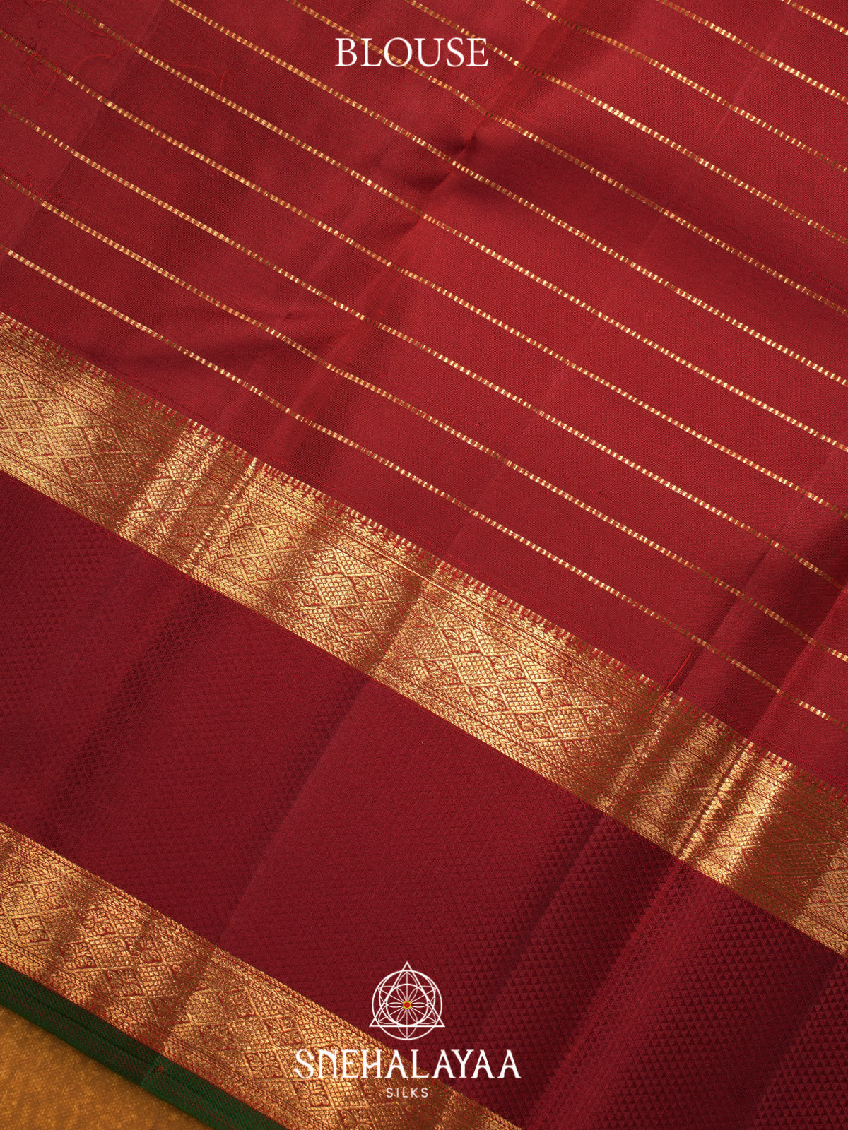 Maroon Kanjivaram Silk Saree