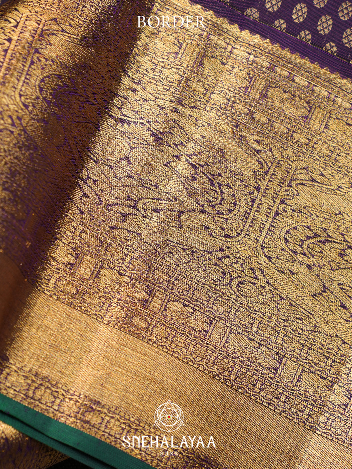 Purple Kanjivaram Silk Saree