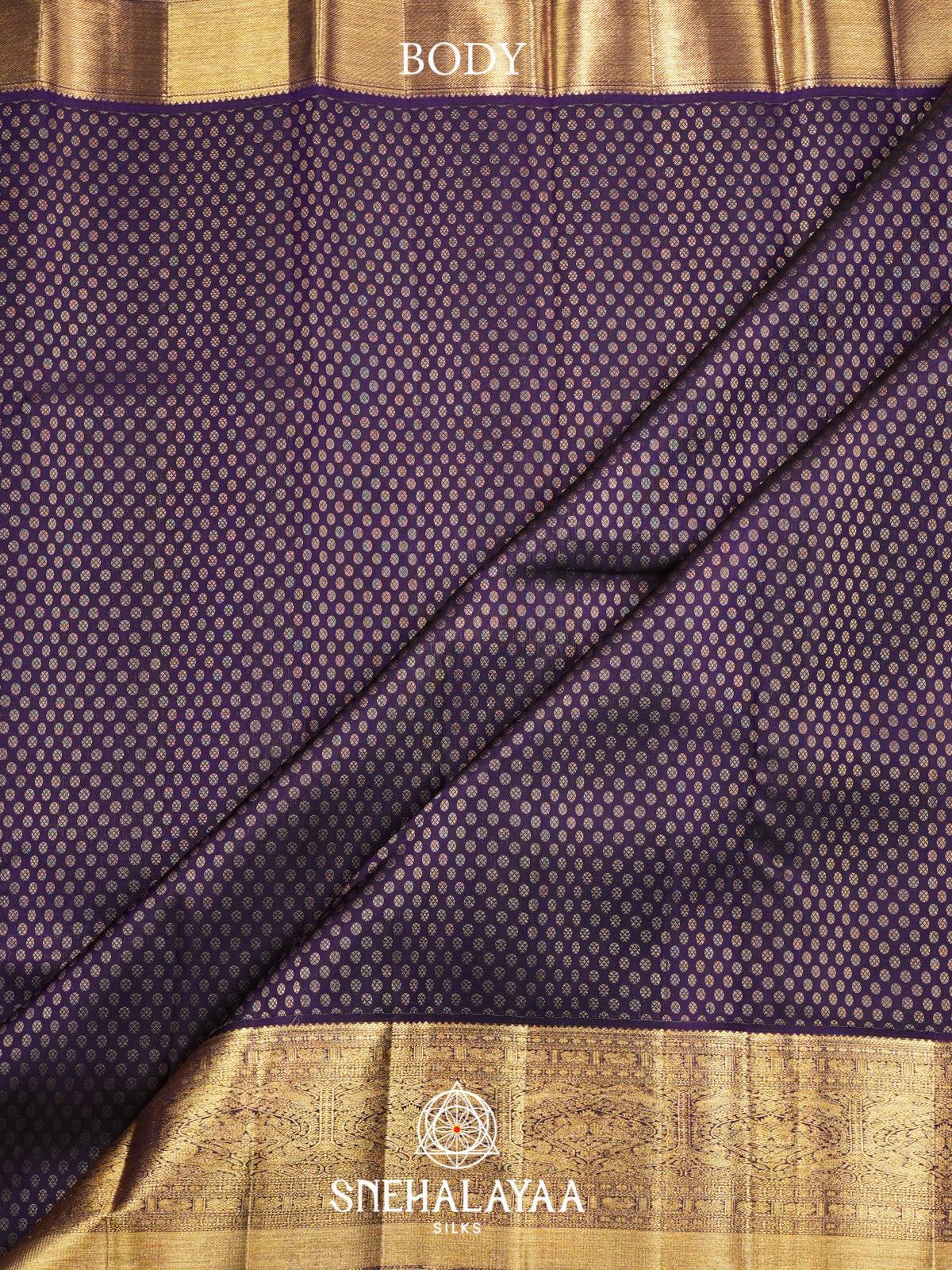 Purple Kanjivaram Silk Saree