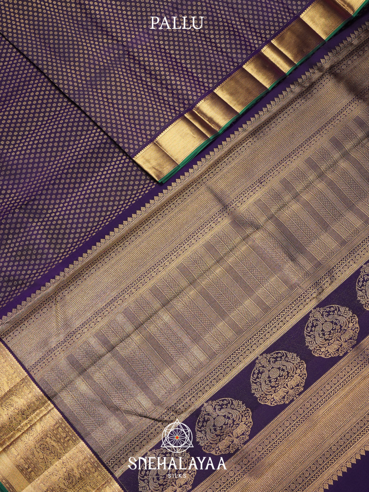 Purple Kanjivaram Silk Saree