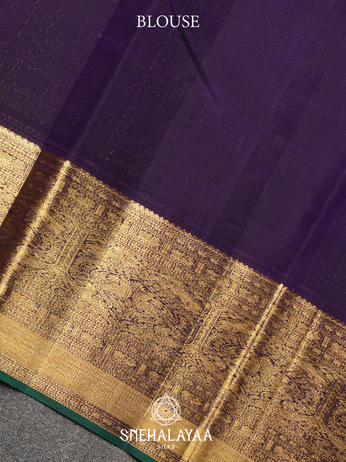 Purple Kanjivaram Silk Saree