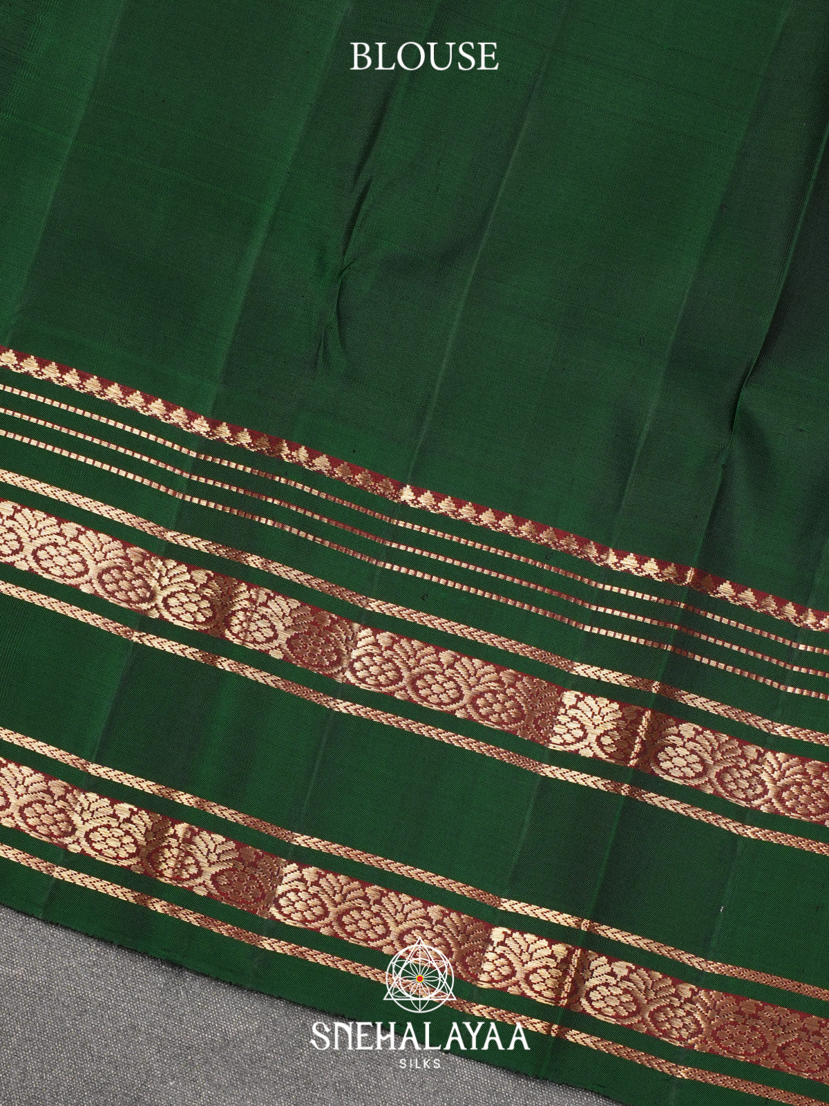 Coral Red Kanjivaram Silk Saree