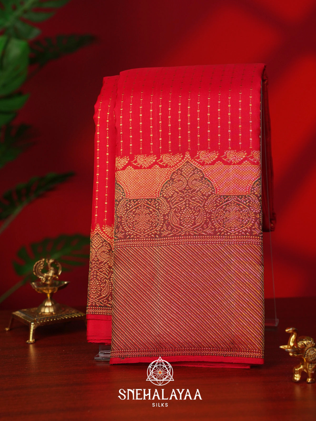 Red Kanjivaram Silk Saree