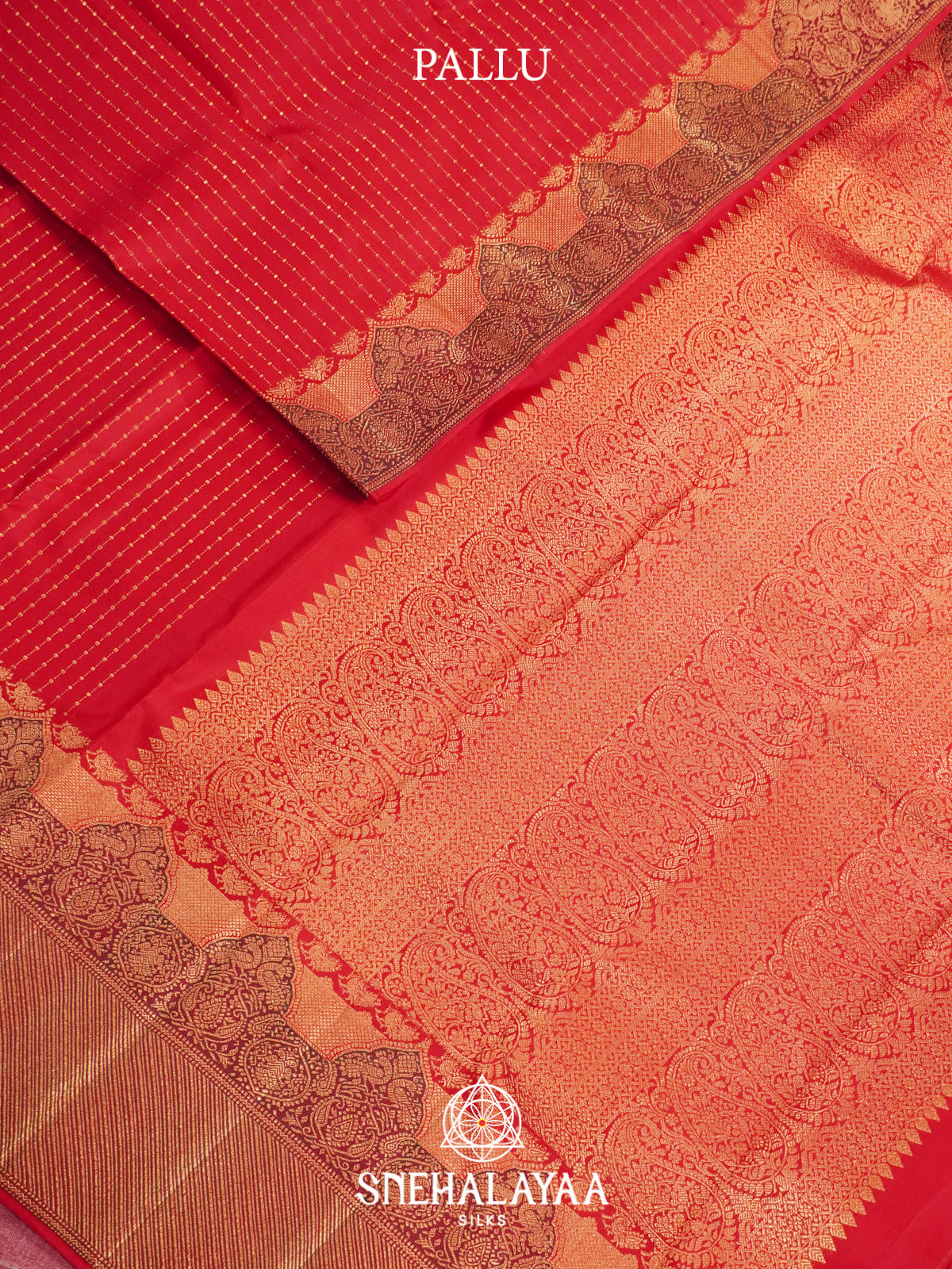 Red Kanjivaram Silk Saree