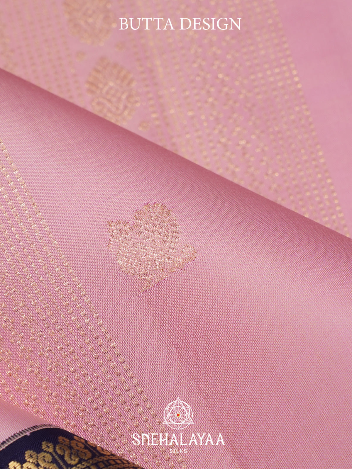 Pale Pink Kanjivaram Silk Saree