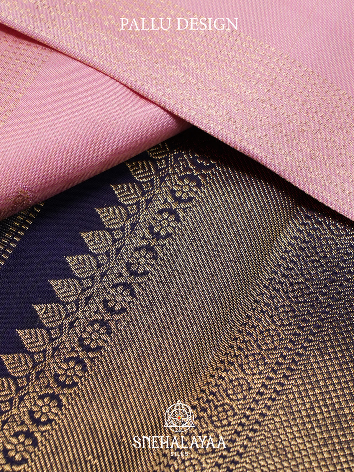 Pale Pink Kanjivaram Silk Saree