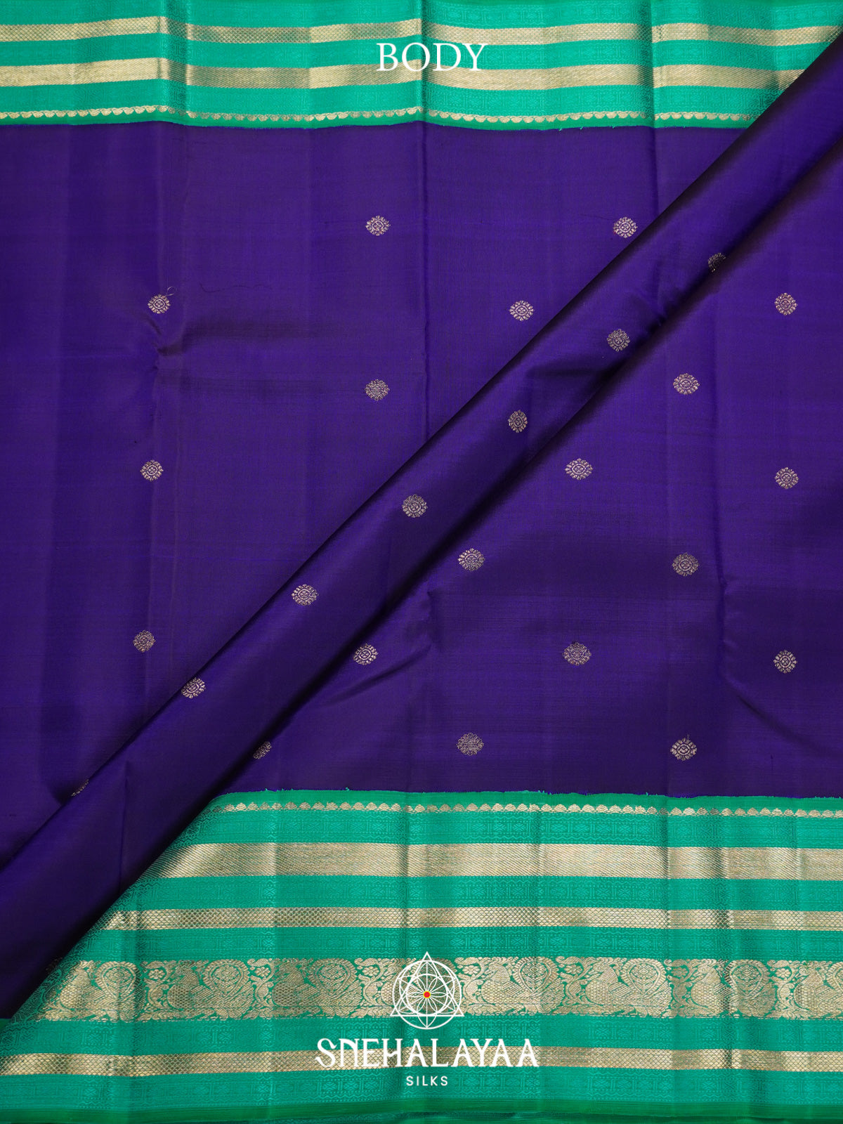 Purple Kanjivaram Silk Saree