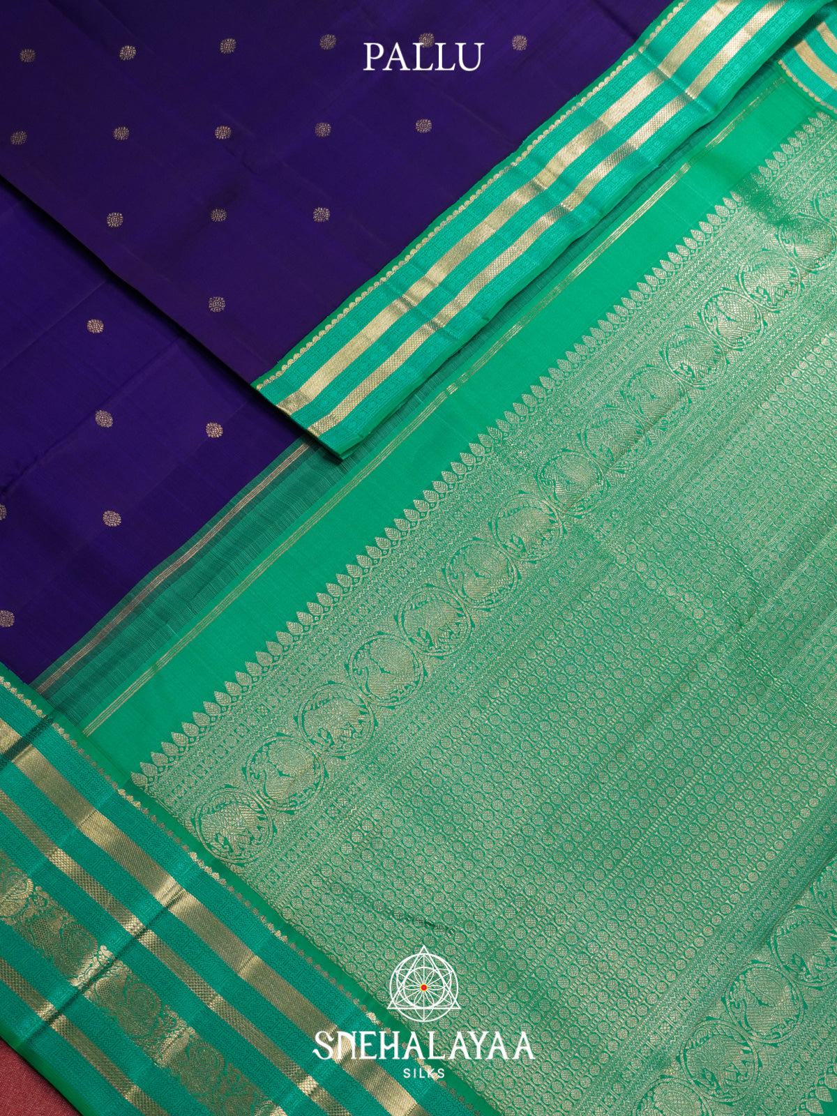 Purple Kanjivaram Silk Saree