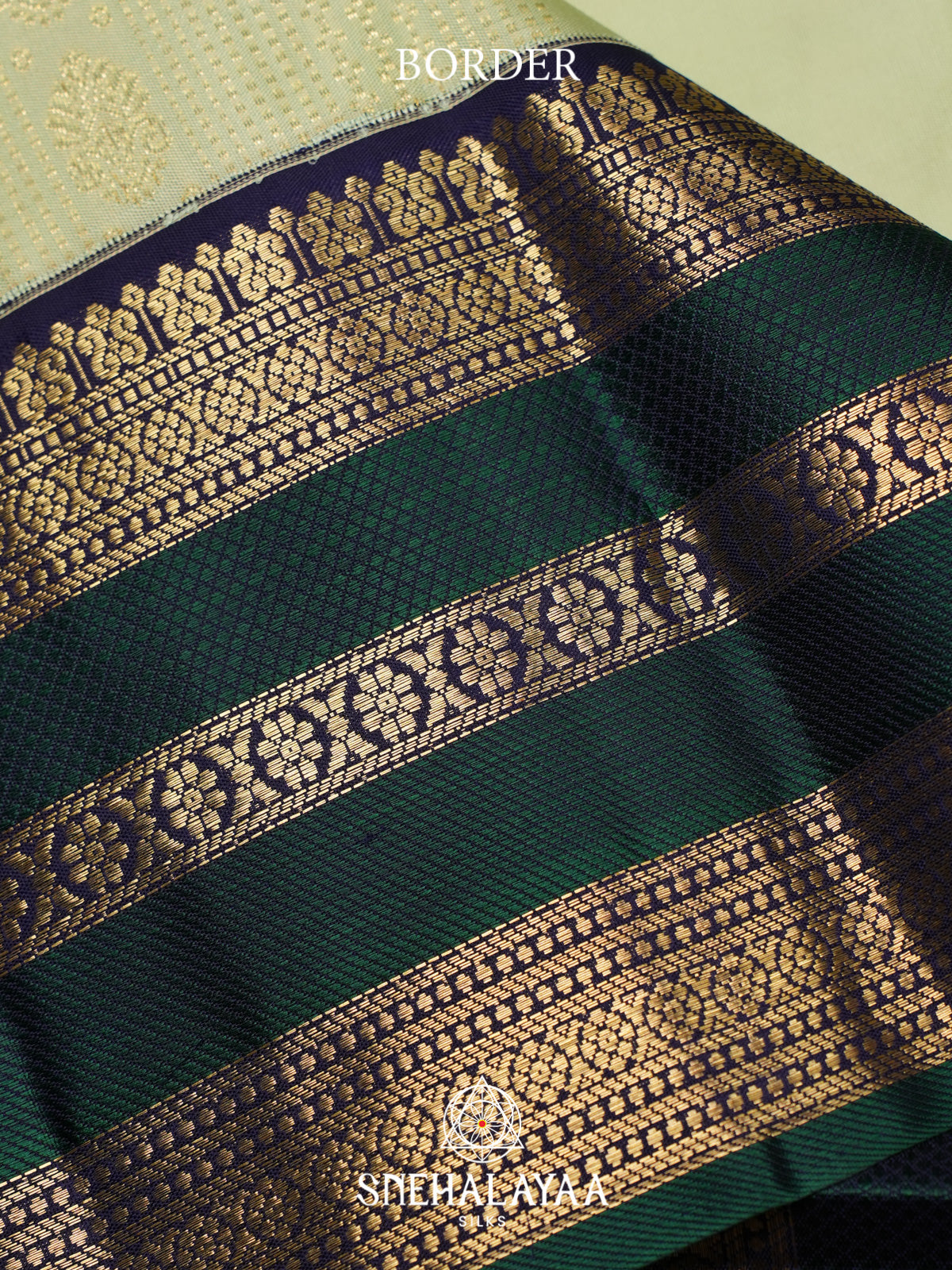 Pista Green Kanjivaram Silk Saree