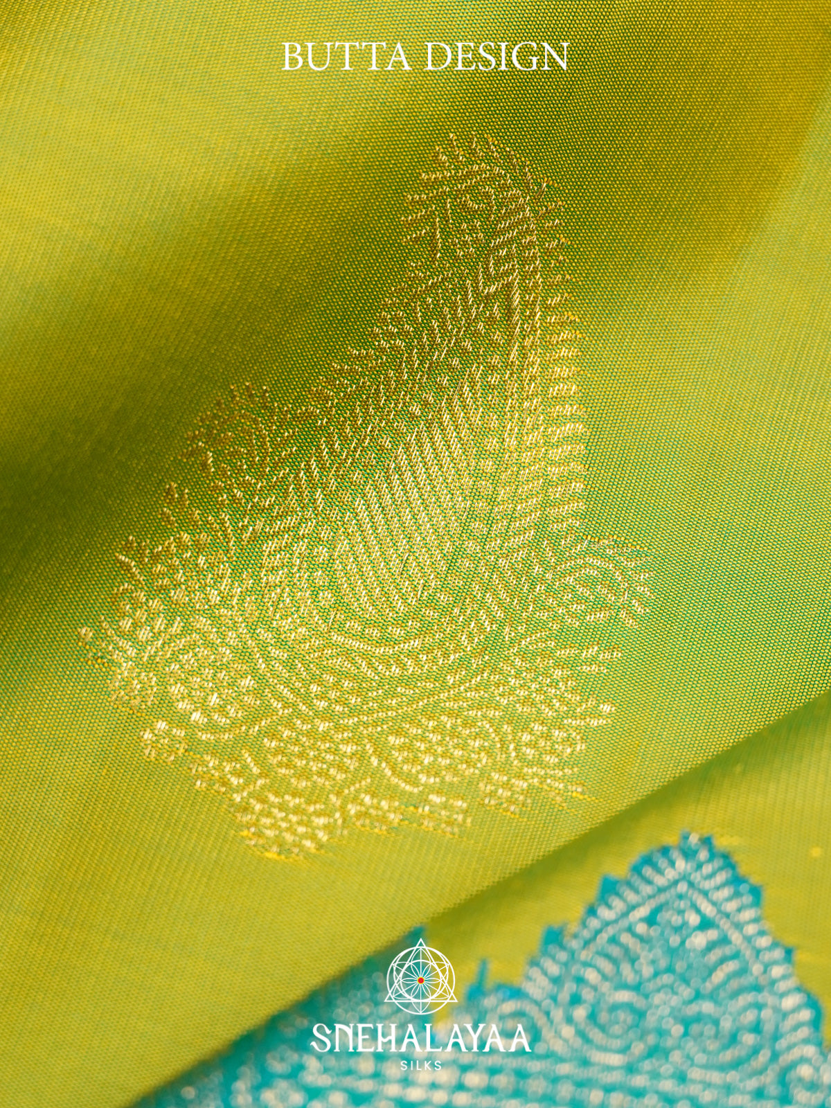 Lime Green Kanjivaram Silk Saree