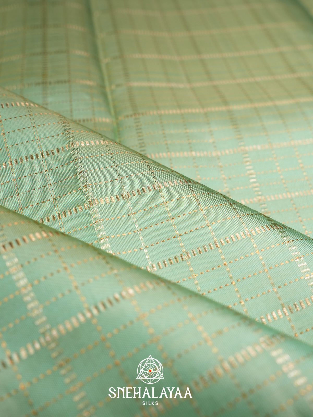 Pista Green Kanjivaram Silk Saree