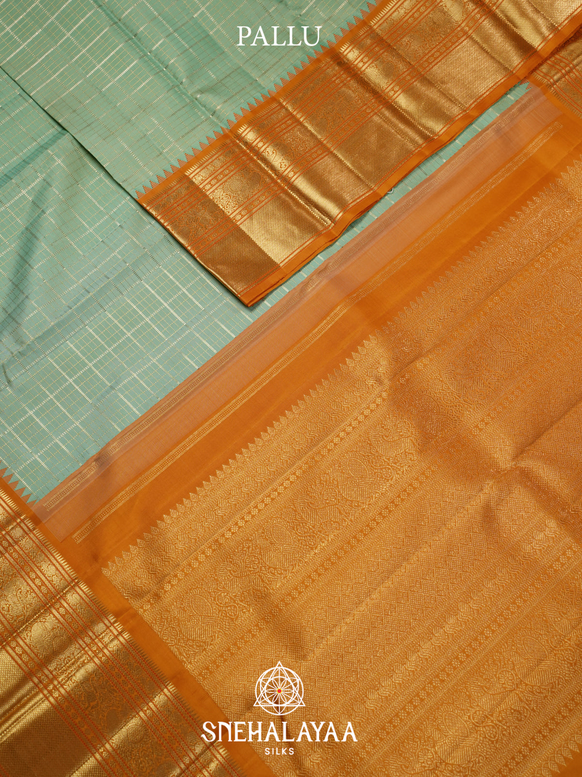 Pista Green Kanjivaram Silk Saree