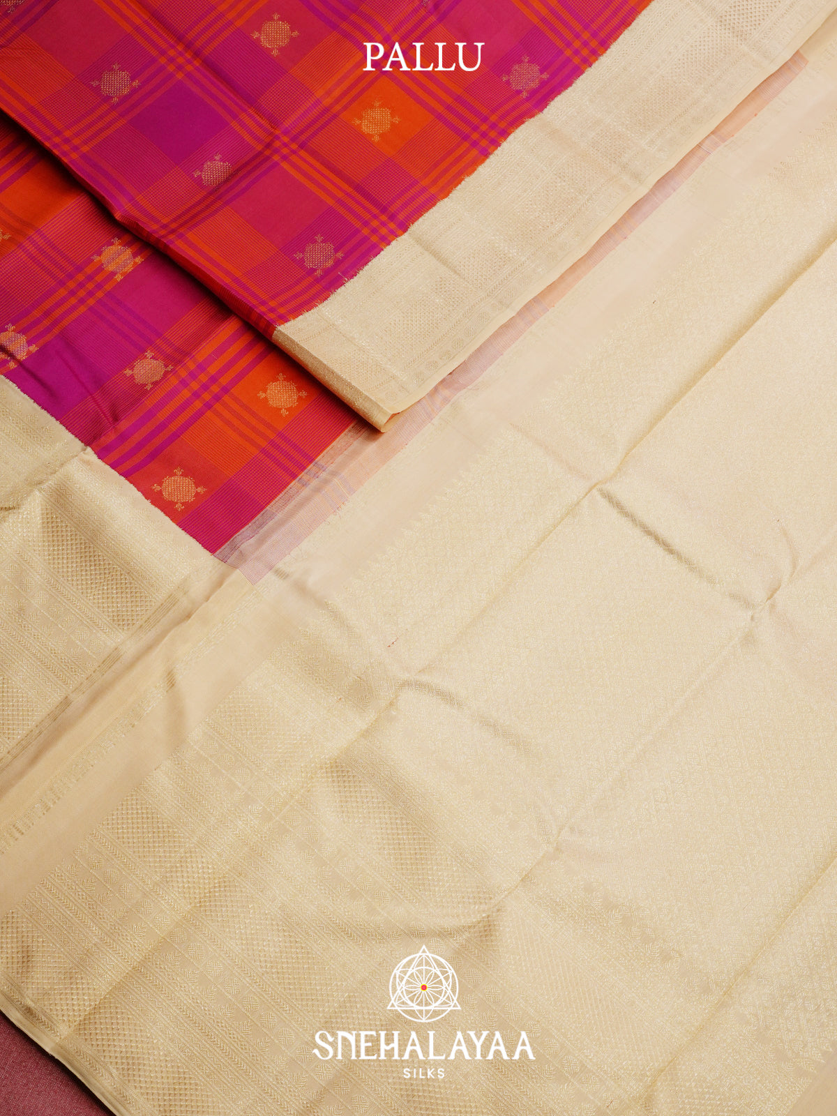 Orange Kanjivaram Silk Saree