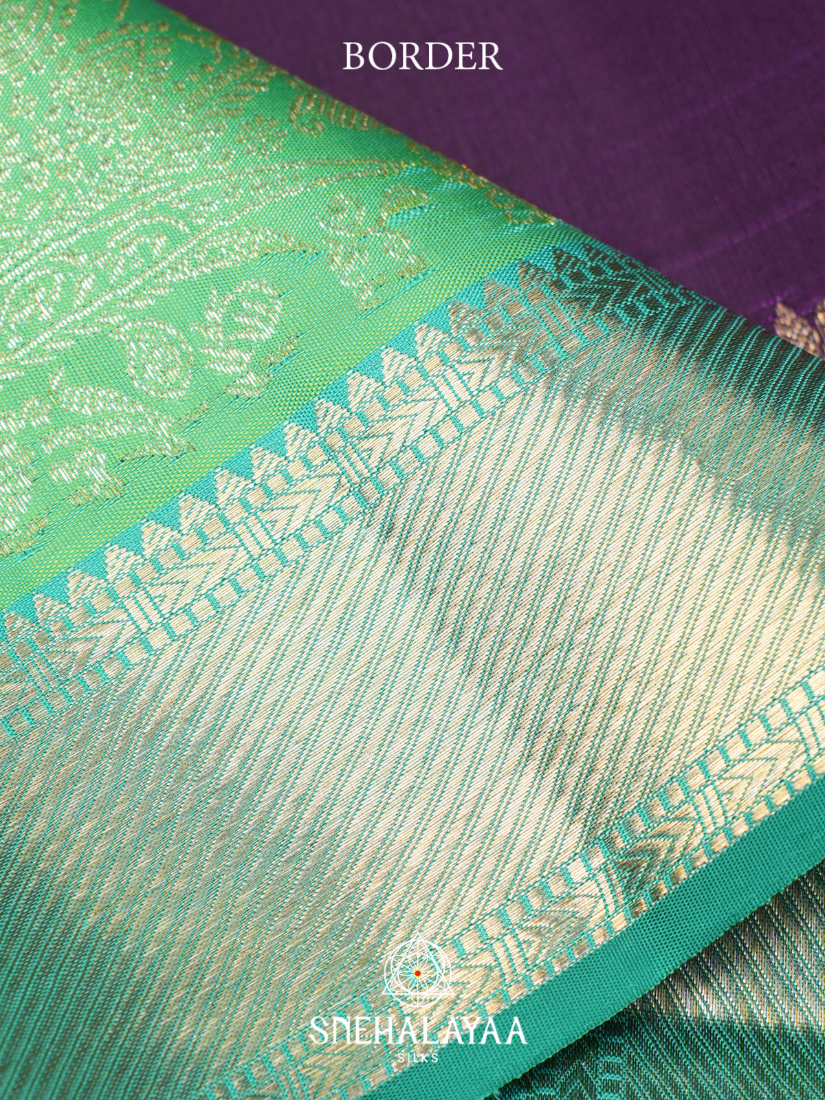 Purple Kanjivaram Silk Saree
