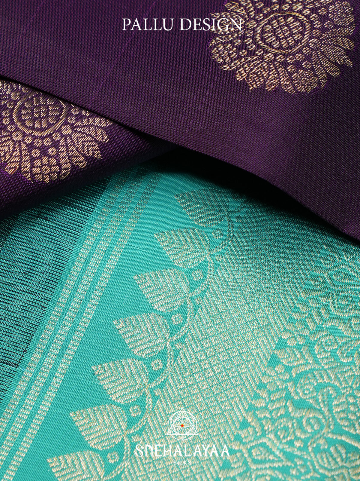 Purple Kanjivaram Silk Saree