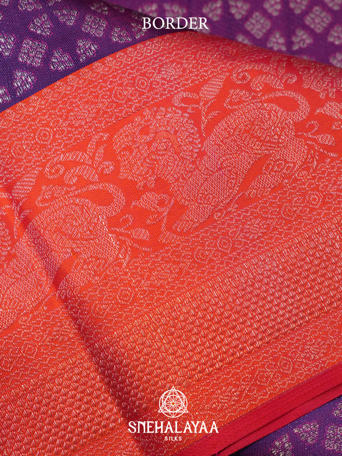 Purple Kanjivaram Silk Saree