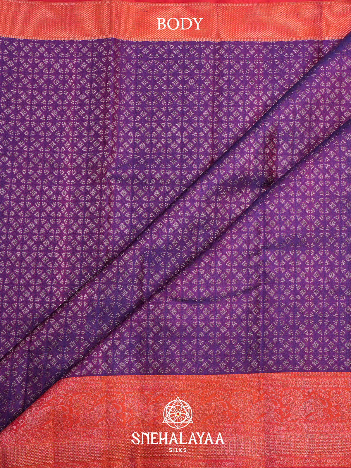 Purple Kanjivaram Silk Saree