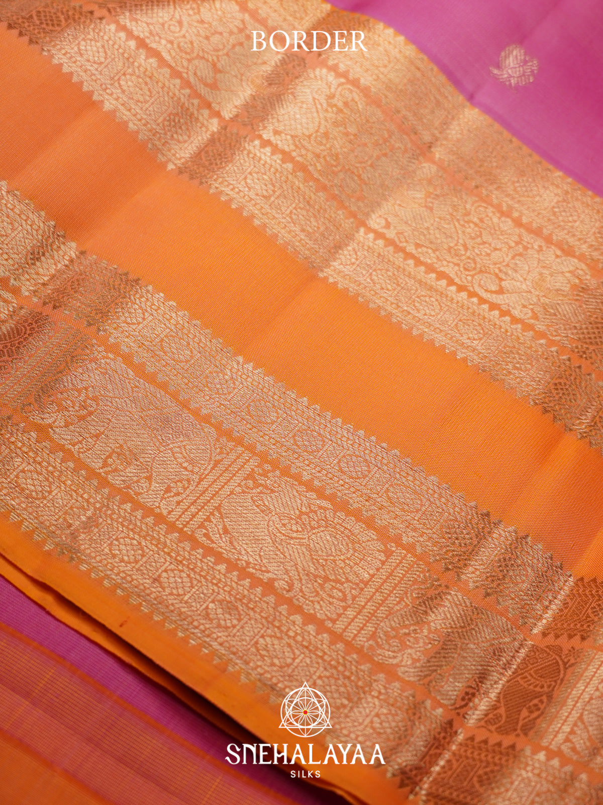 Pink Kanjivaram Silk Saree
