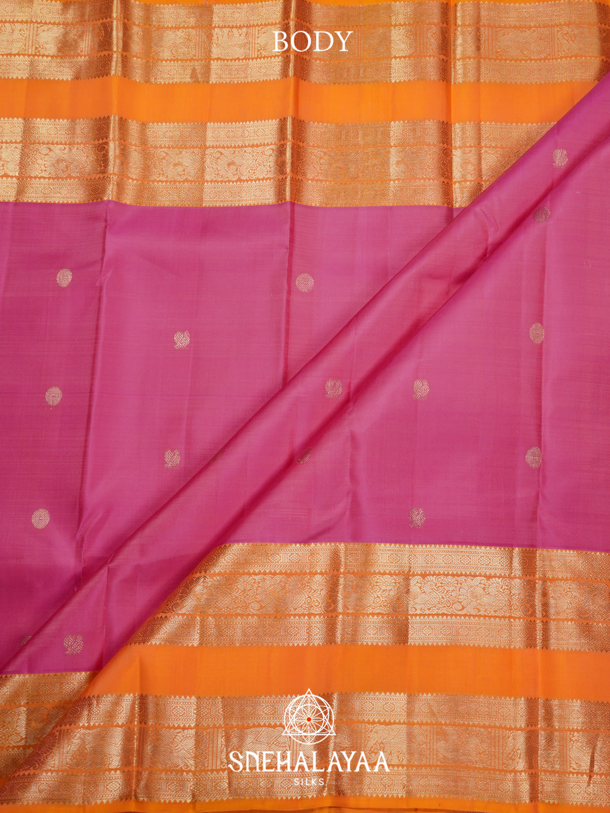 Pink Kanjivaram Silk Saree