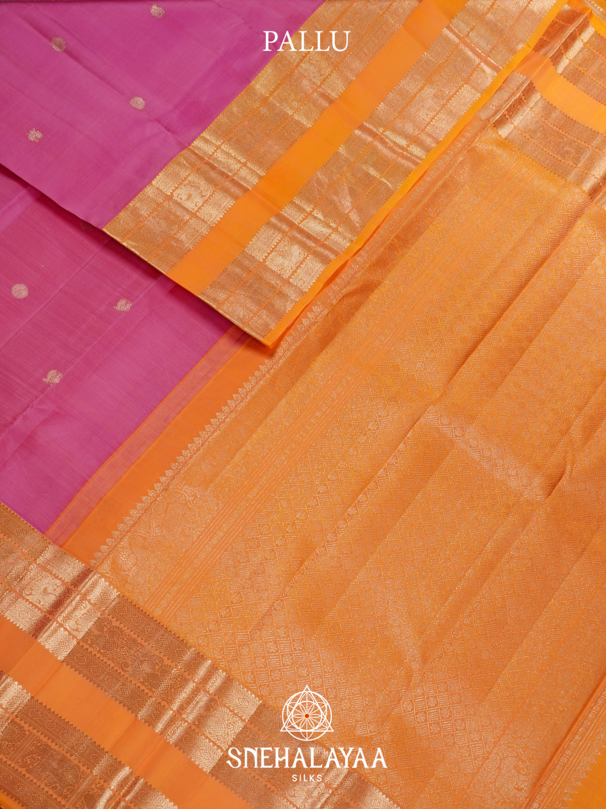 Pink Kanjivaram Silk Saree