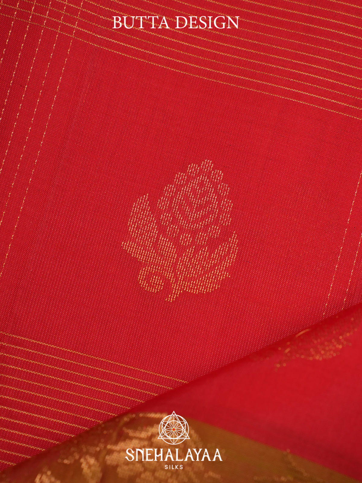 Vermilion Red Soft Silk Saree