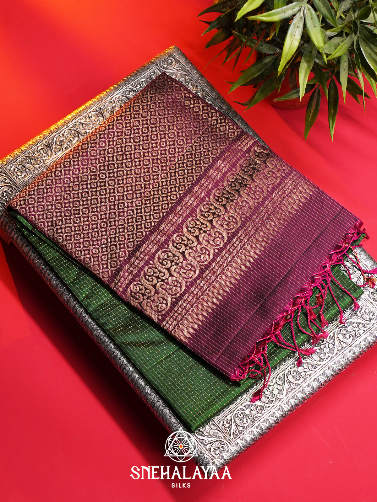 Green Soft Silk Saree