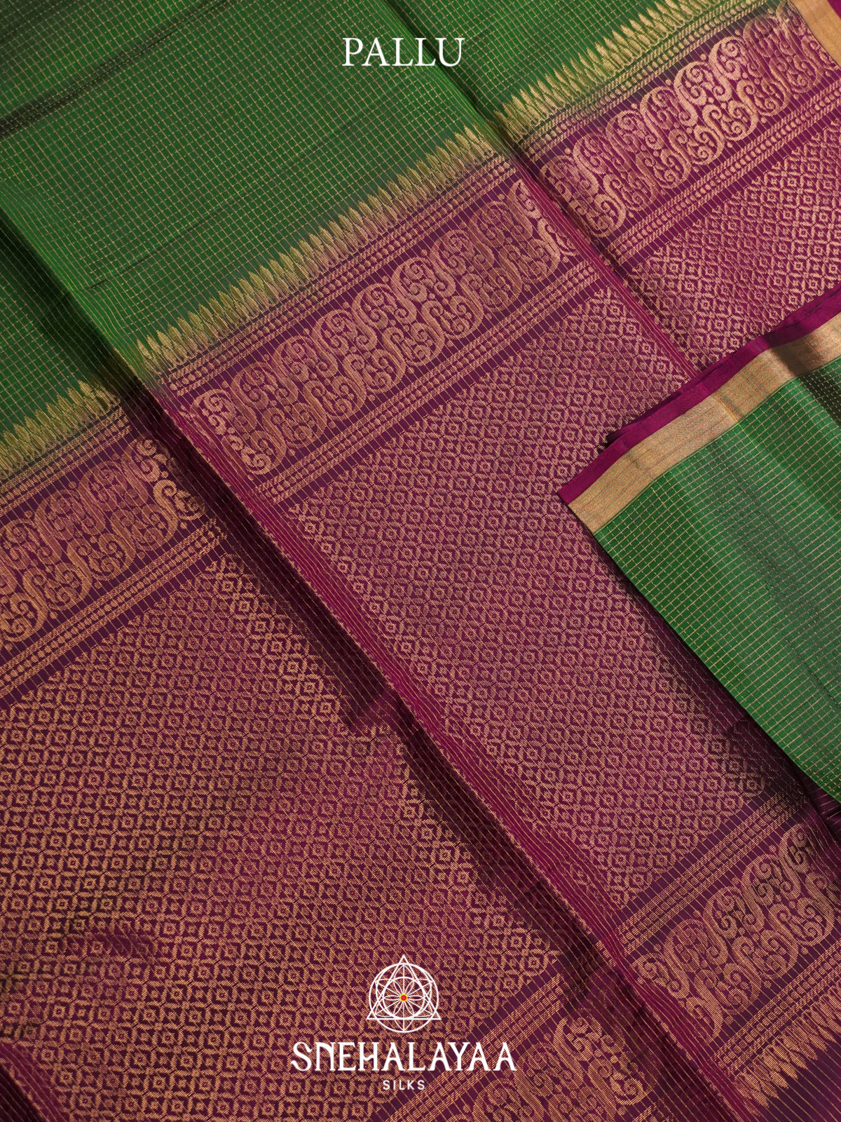 Green Soft Silk Saree