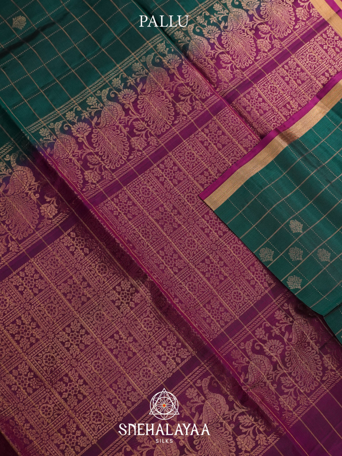 Teal Green Soft Silk Saree