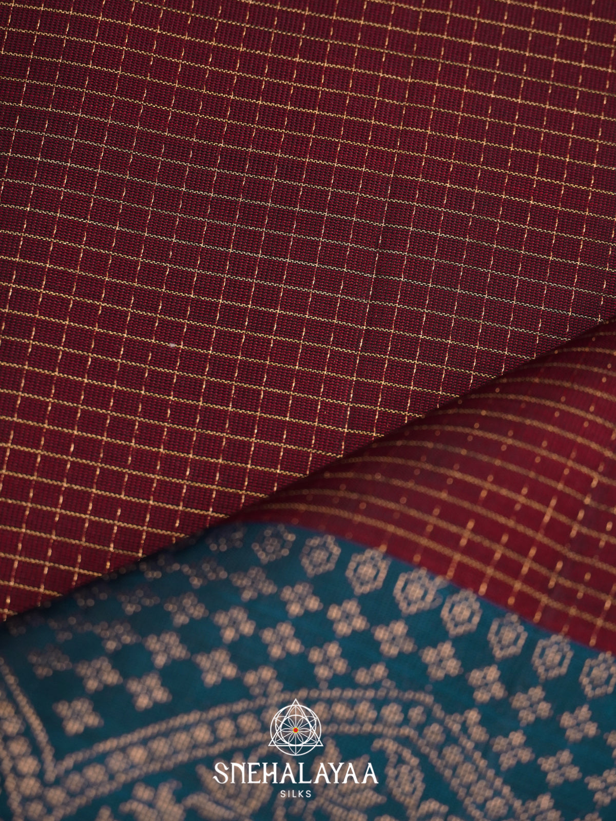 Maroon Soft Silk Saree