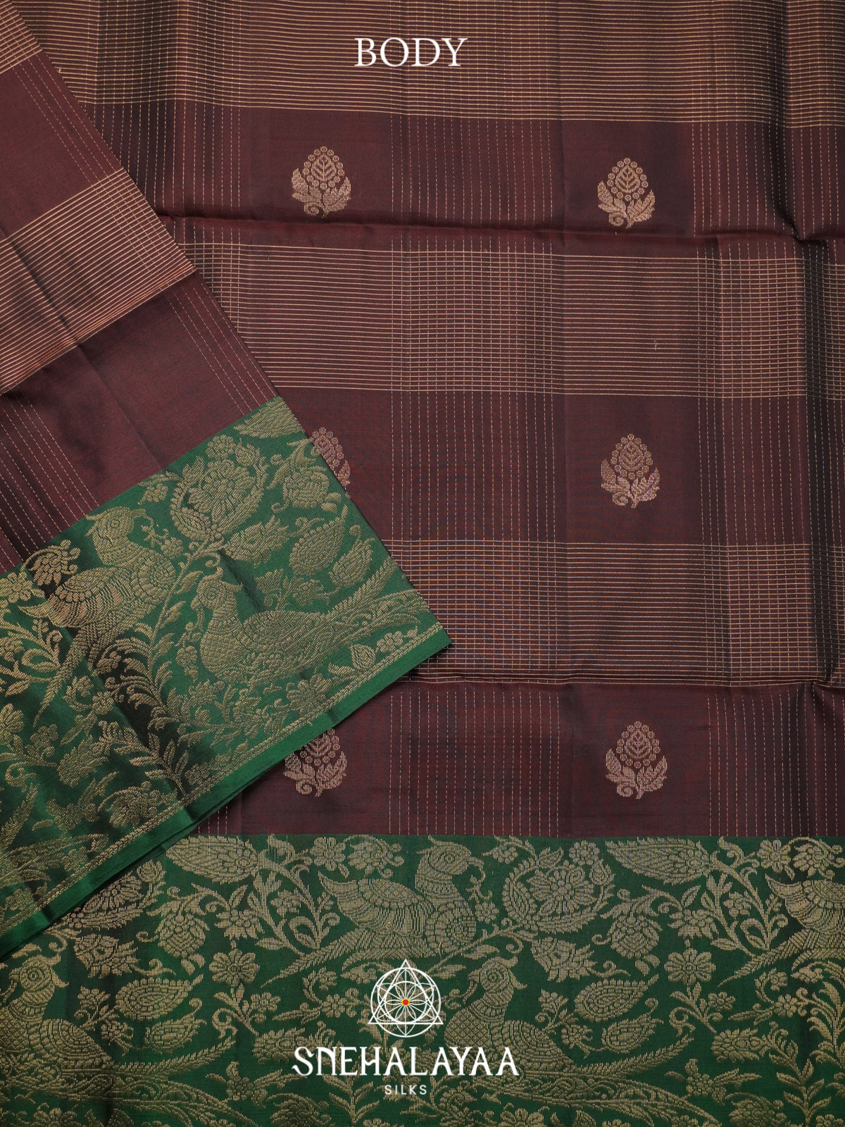 Brown Soft Silk Saree