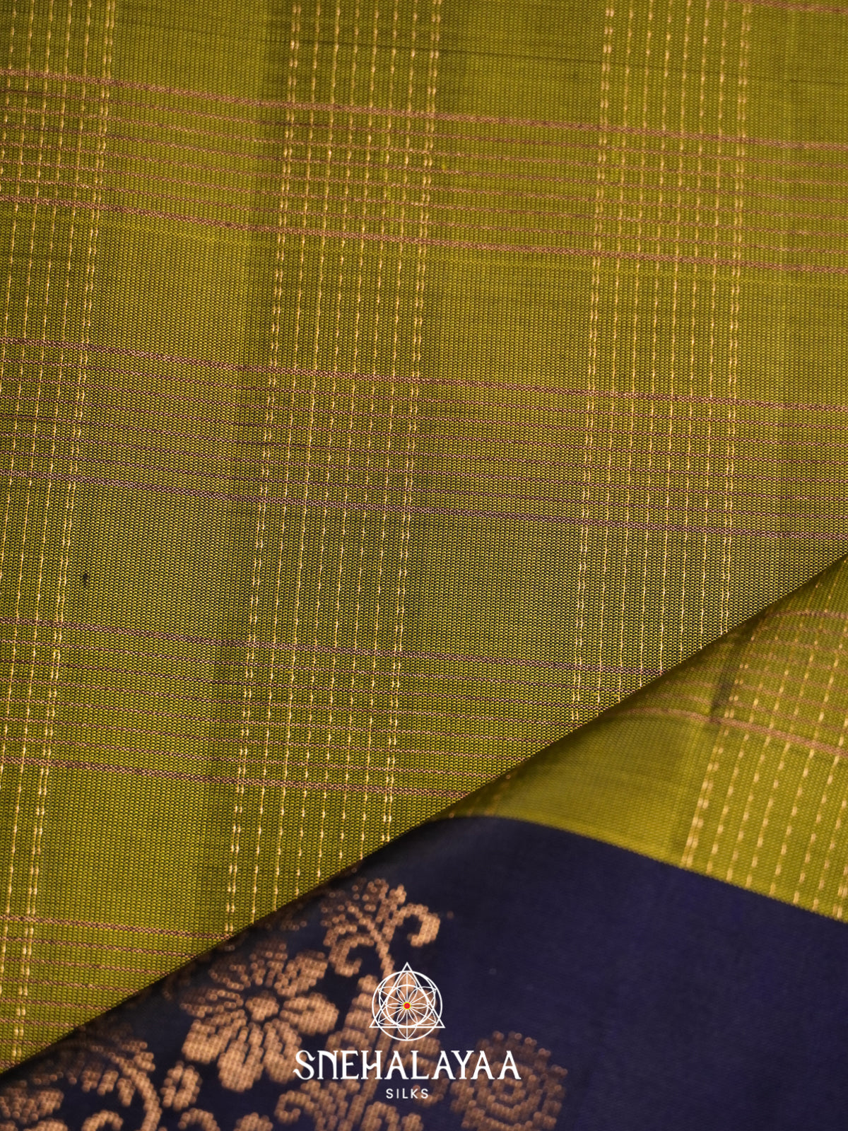 Lime Green Soft Silk Saree