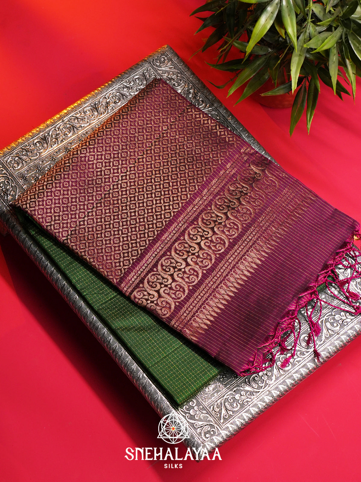 Green Soft Silk Saree